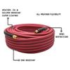 Interstate Pneumatics HA44-100E Red Rhino Rubber Air Hose 1/4 Inch x 100 Feet 300 PSI 4:1 Safety Factor view 2