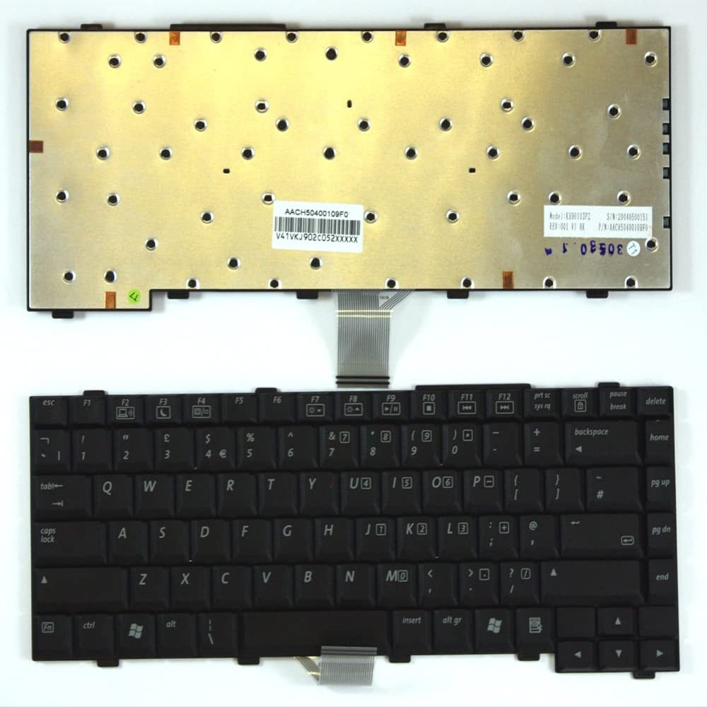 Keyboards4Laptops UK Layout Black Replacement Laptop Keyboard Compatible with Compaq Presario 1510CA