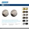 SCHLAGE B62N716 Deadbolt, Keyed 2 Sides, Aged Bronze view 4