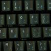 Dari-English Non-Transparent Keyboard Labels ON Black Background for Desktop, Laptop and Notebook view 4