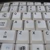 4Keyboard English US Non-Transparent Keyboard Stickers with Additional Keys Light Grey Background for Desktop, Laptop and Notebook view 3