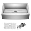 Kraus KHF200-33 Standart PRO Stainless Steel Sink 33 inch Farmhouse Apron Single Bowl 16 gauge view 1