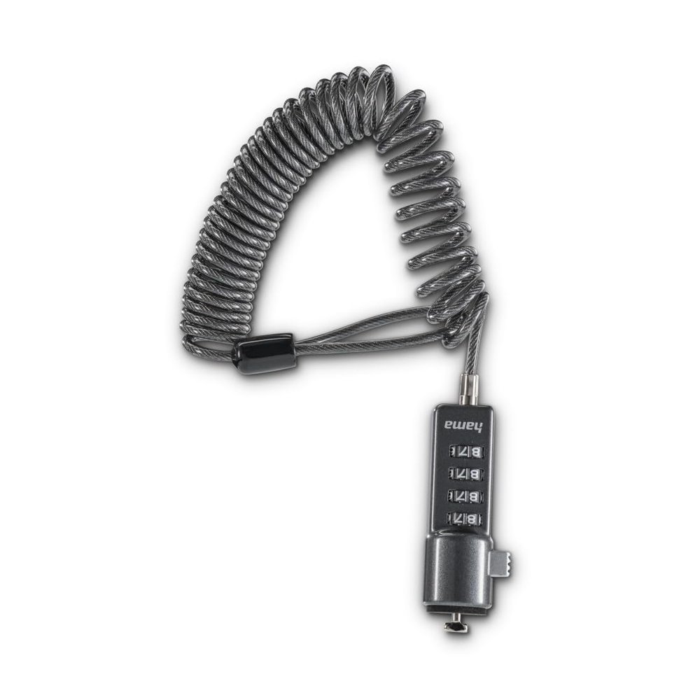Hama 4-Digit Combination Lock for Netbooks - Anthracite