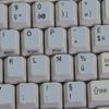 4Keyboard French AZERTY ON Light Grey Background Non-Transparent Keyboard Labels for Laptop, Desktop view 4