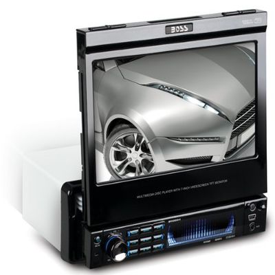 BOSS Audio Systems BV9994I In-Dash 7 Inch DVD MP3 CD Widescreen Receiver with USB, SD Card, and Front Panel AUX Input Detachable Front Panel