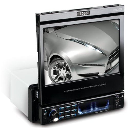 BOSS Audio Systems BV9994I In-Dash 7 Inch DVD MP3 CD Widescreen Receiver with USB, SD Card, and Front Panel AUX Input Detachable Front Panel