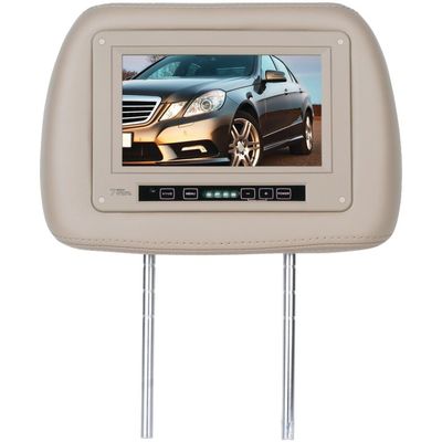 BOSS Audio Systems HIR7T Universal Headrest with Pre-Installed 7 Inch Widescreen TFT Monitor Tan