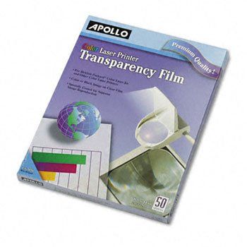 Apollo Transparency Film TRANSFLM,CLEAR,50SH/BX (Pack of2)