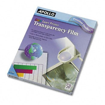 Apollo Transparency Film TRANSFLM,CLEAR,50SH/BX (Pack of2)