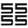 Alera SW59SHBL Wire Shelving S Hooks, Metal, Black, 4 Hooks/Pack view 1