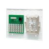DataComm Electronics 70-0078 Multimedia Outlet, 4-Gang, 4 x 8 Phone, 6 x 1 Video Splitter, White view 1