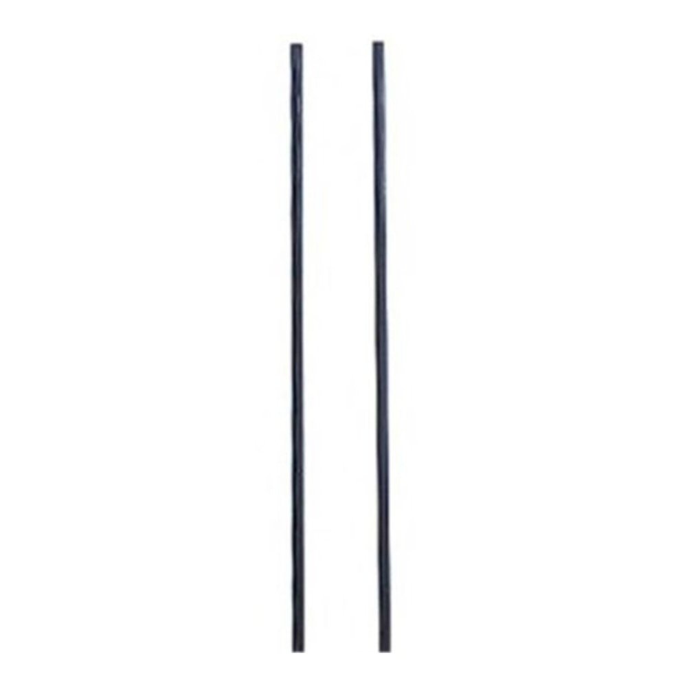 Quantum QTR70 70" Wall Mounted Tip Out Bin Rail with U-Channel Design for Industrial Warehouse | Requires 1 QDS300 Mounting Hardware (Sold Separately) | 75 lb Capacity | Black, Carbon Steel (1 Pair)