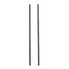 Quantum QTR70 70" Wall Mounted Tip Out Bin Rail with U-Channel Design for Industrial Warehouse | Requires 1 QDS300 Mounting Hardware (Sold Separately) | 75 lb Capacity | Black, Carbon Steel (1 Pair) view 1