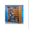 8 Shelf CD Storage (Honey Oak) view 1