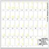 Belgian French Keyboard Labels Layout with Yellow Lettering ON Transparent Background for Desktop, Laptop and Notebook view 2