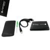 SANOXY Black USB 2.0 to IDE 2.5" Hard Disk Drive HDD Aluminum External Case Enclosure 500GB Max Capacity view 1