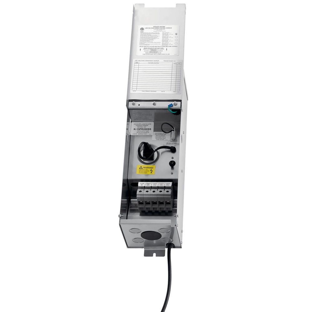 Kichler Pro Series Landscape Lighting Transformer, Stainless Steel
