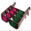 3D glasses for 3D movies. GENUINE Trioscopics official green/magenta glasses PLAIN solid color. 4 pair! view 1