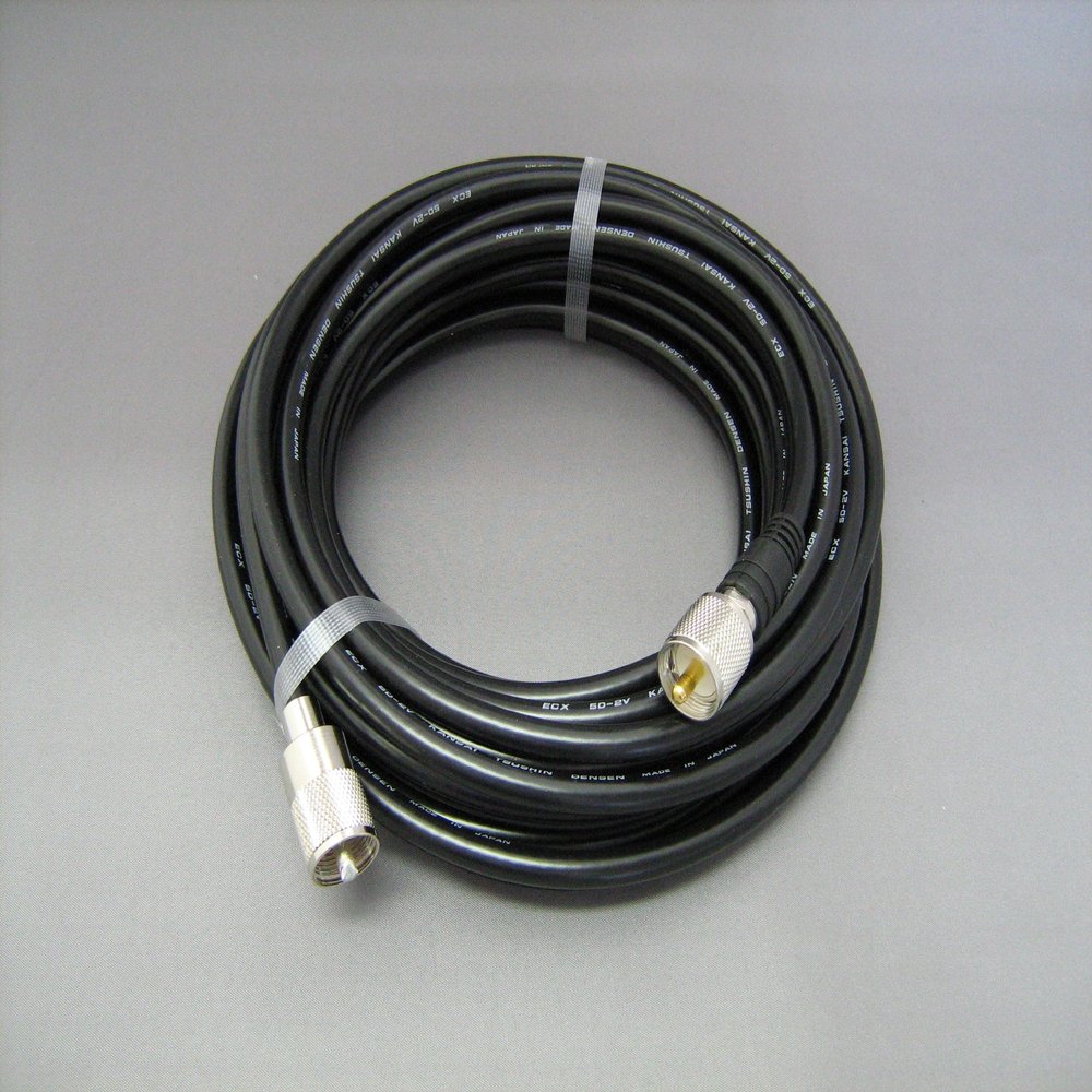 Diamond Antenna Daiichi Denpa Kogyo Diamond 5D-2V Cable Set for Fixed Stations 32.8 ft (10 m) MP-MP Connector (One Side Detachable Type) 5D10MB
