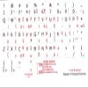 Greek-English Non-Transparent Keyboard Stickers White Background view 2