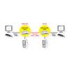 ROLINE Smart KVM Extender, USB - KVM switches (USB, 1024 x 768 pixels, metal, 20 x 156 x 65 mm) view 4