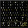 ITALIAN-ENGLISH NON-TRANSPARENT KEYBOARD STICKER BLACK BACKGROUND view 2