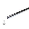 Thunder Group Chrome plated 8" post with leveling foot, comes in 4 posts view 1