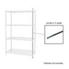 Thunder Group Chrome plated 8" post with leveling foot, comes in 4 posts view 3