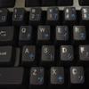 JAPANESE KATAKANA KEYBOARD STICKER with BLUE LETTERING ON TRANSPARENT BACKGROUND for DESKTOP, LAPTOP and NOTEBOOK view 4