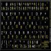 4Keyboard Japanese Hiragana-English Non-Transparent Keyboard Labels Layout Black Background for Desktop, Laptop and Notebook view 2