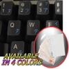 Japanese Katakana Keyboard Stickers with Blue Lettering ON Transparent Background for Desktop, Laptop and Notebook view 1