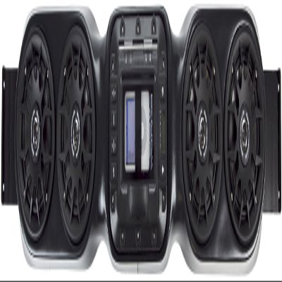 SSV Works WP-OU4L Stereo Speaker System Overhead Sound Bar for iPod or iPhone, fits Yamaha Viking, Yamaha Rhino, Kawasaki Teryx, Polaris Ranger