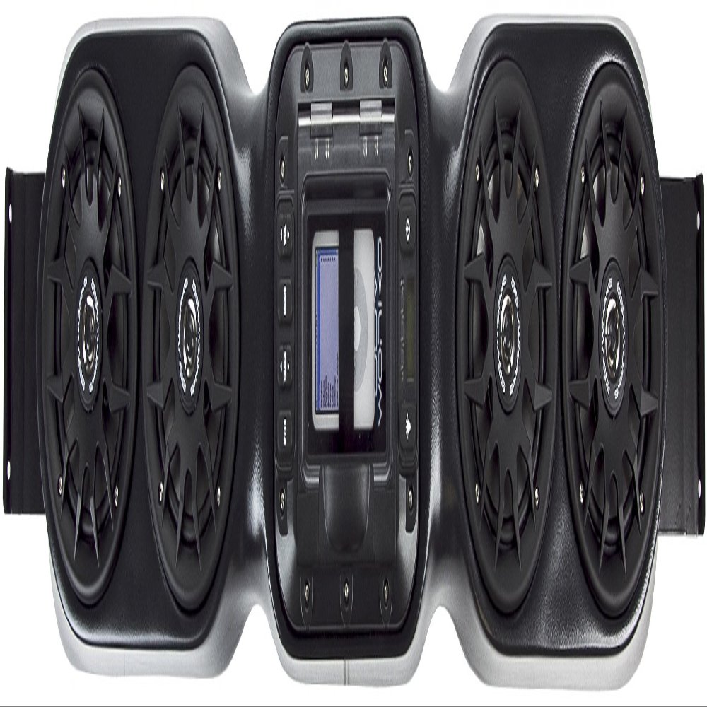 SSV Works WP-OU4L Stereo Speaker System Overhead Sound Bar for iPod or iPhone, fits Yamaha Viking, Yamaha Rhino, Kawasaki Teryx, Polaris Ranger