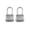 Master Lock M1XTLF Magnum Heavy Duty Padlock with Key, 2 Pack Keyed-Alike view 1