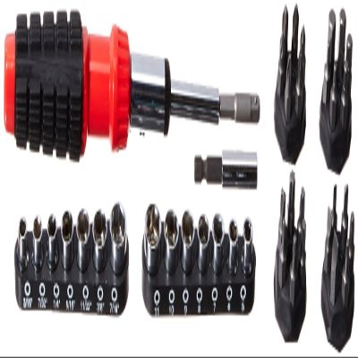 47 PC. RATCHETING DRIVER SET IN CLAMSHELL