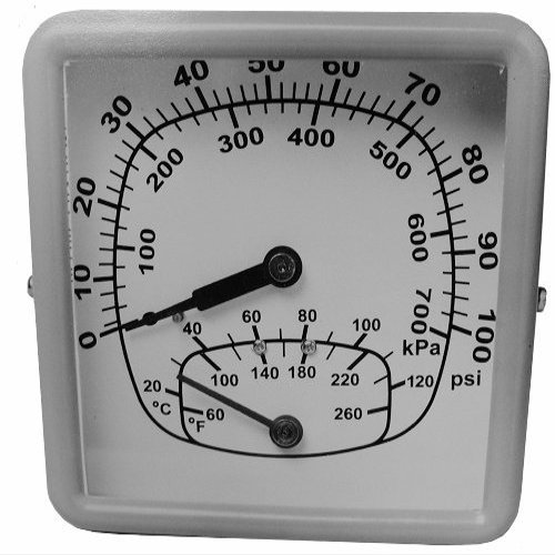 Pasco 1452 31/2quot; FACE Press/Temp 1/2 MIP Back MOUNTs