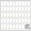 4Keyboard Russian Cyrillic Keyboard Labels with Green Lettering Transparent Background for Desktop, Laptop and Notebook view 2