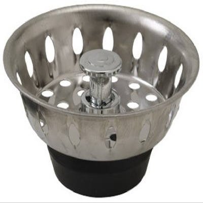 Chrome Basket Sink Strainer