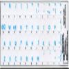 4Keyboard Spanish (Latin American) Keyboard Stickers with Blue Lettering ON Clear Transparent Background for Desktop, Laptop and Notebook view 2
