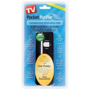 AS SEEN ON TV POCKET PURIFIER; BLACK POCKETPURIFY
