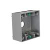 BELL 2-Gang Weatherproof Box, Seven 3/4 in. Threaded Outlets, Gray view 1
