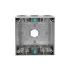 BELL 2-Gang Weatherproof Box, Seven 3/4 in. Threaded Outlets, Gray view 2