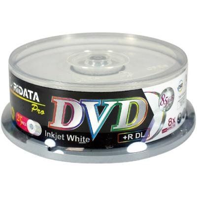 DVD+r Dl 8X 8.5GB Ridata Pro 2P Pro Quality for Duplication