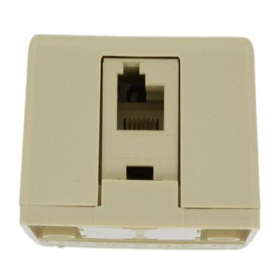 Leviton 41016-IQJ Type 625A2 Surface Mount Jack, Ivory