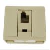Leviton 41016-IQJ Type 625A2 Surface Mount Jack, Ivory view 1