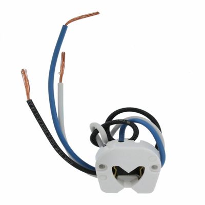 Leviton 389-W WH FLUOR MED BI-PIN 18GA AWM 9IN 660W600V