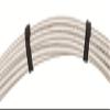 Leviton 8-inch Recloseable Velcro Brand Tie Wrap, 43108-8L, Blue view 2