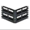 Leviton 69587-U48 Extreme Cat 6+ Angled 110-Style Patch Panel, 2RU, 48-Port view 1