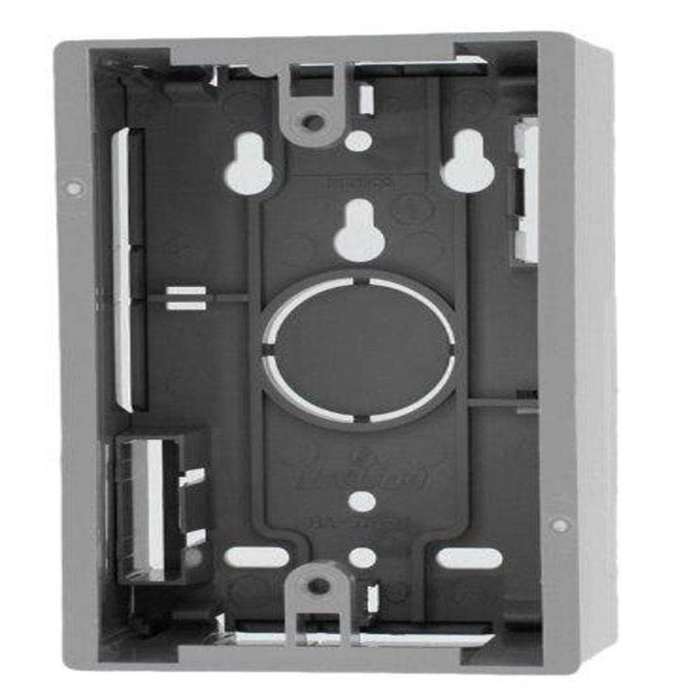 Leviton Surface Mount Backbox, Single Gang, 1.89", 42777-1GA, Gray