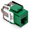 Leviton 6110G-RV6 Extreme CAT 6A UTP Jack, Green view 1
